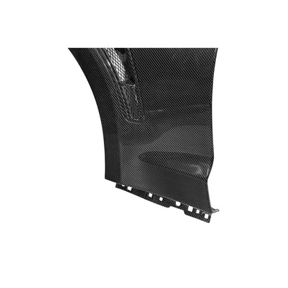 2018-2023 Ford Mustang Dry Carbon Fiber GT500 Style Side Vented Fender Pair image 14