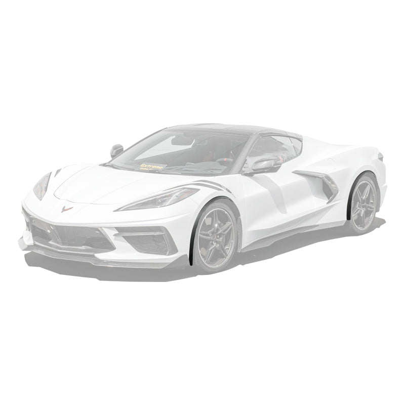 Chevrolet Corvette C8 Stingray DRY CARBON FIBER Side Wheel Fender image 1