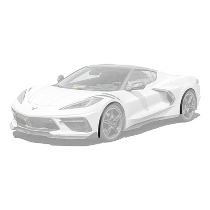 Chevrolet Corvette C8 Stingray DRY CARBON FIBER Side Wheel Fender image 1