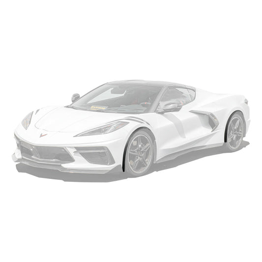 Chevrolet Corvette C8 Stingray DRY CARBON FIBER Side Wheel Fender image 1