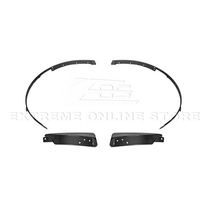 2024+ Ford Mustang DRY CARBON FIBER Fender Flares Mud Flap image 29