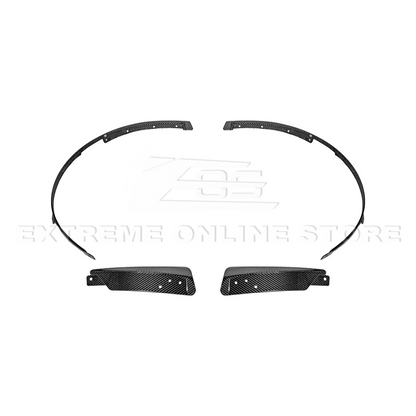 2024+ Ford Mustang DRY CARBON FIBER Fender Flares Mud Flap image 57