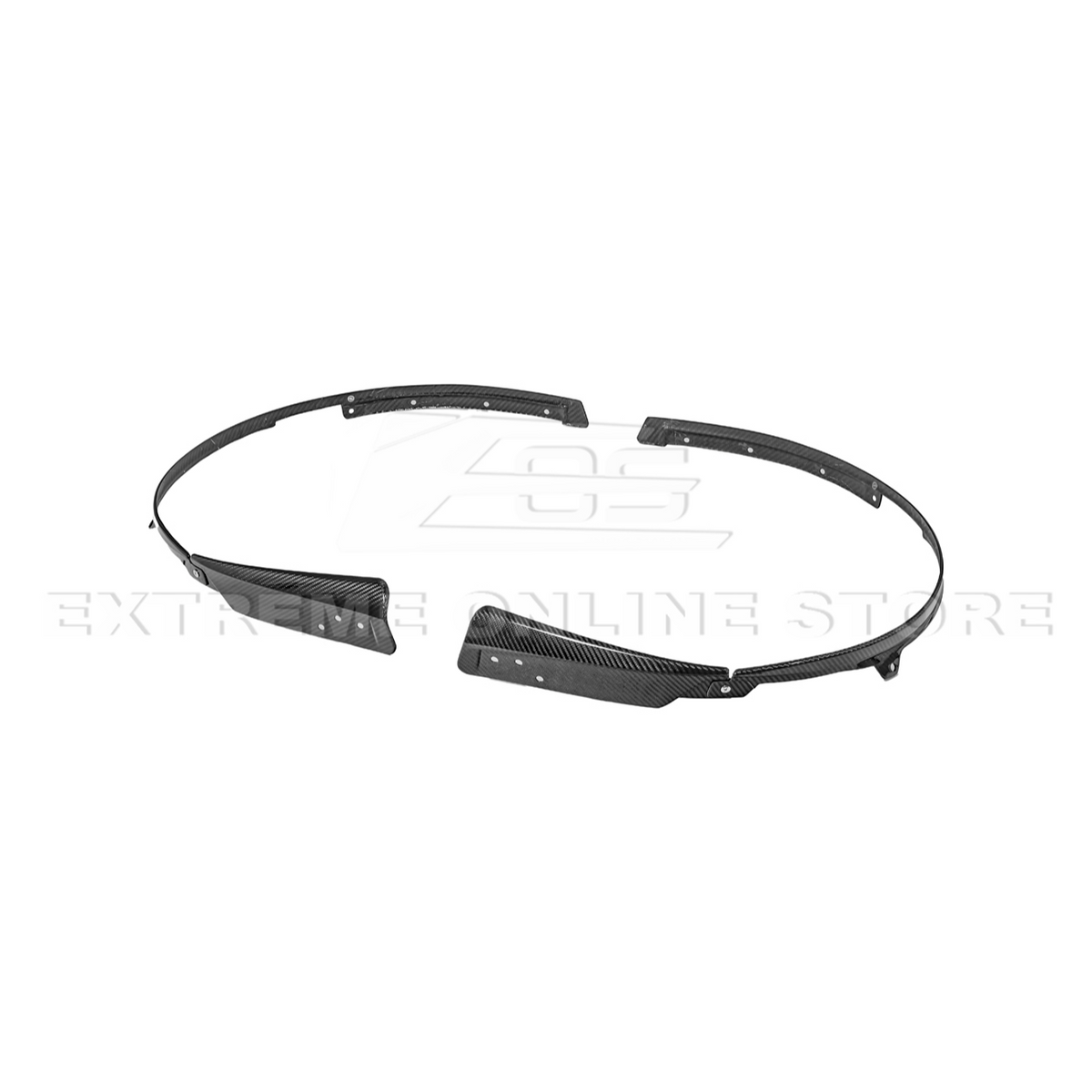 2024+ Ford Mustang DRY CARBON FIBER Fender Flares Mud Flap image 28