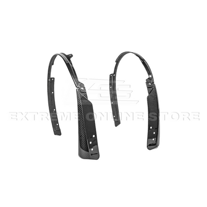 2024+ Ford Mustang DRY CARBON FIBER Fender Flares Mud Flap image 31