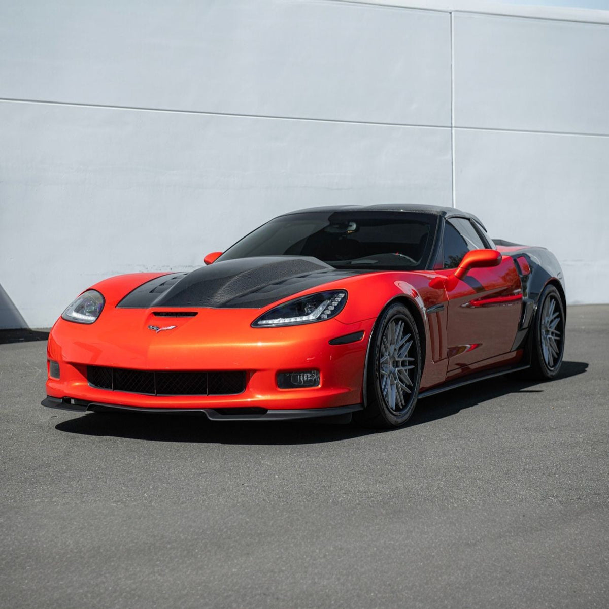 Corvette C6 ZRA1 Style Front Bumper Lip Splitter image 7
