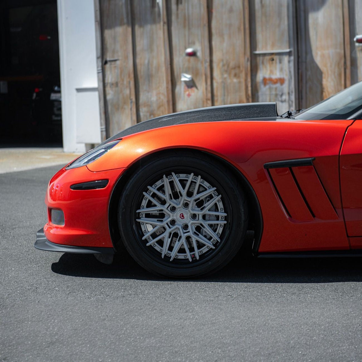 Corvette C6 ZRA1 Style Front Bumper Lip Splitter image 9