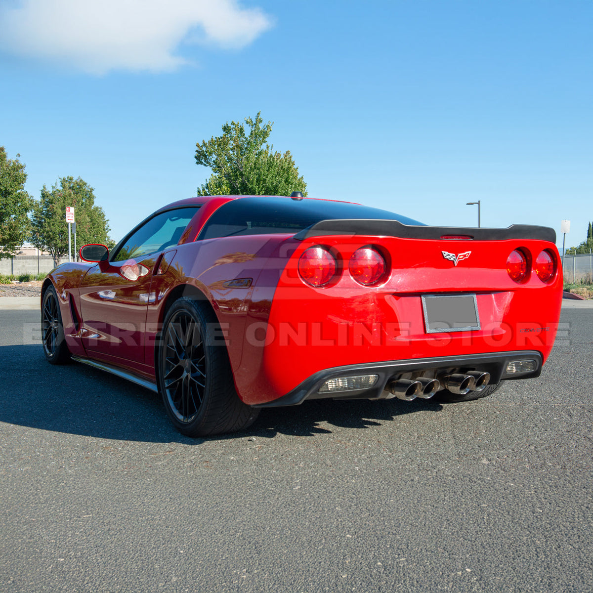 Corvette C6 ZR1 Extended Rear Trunk Spoiler image 7