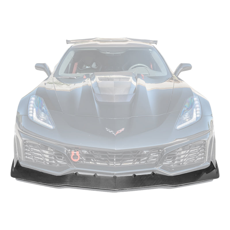 Chevrolet Corvette C7 ZR1 DRY CARBON FIBER Front Splitter image 1