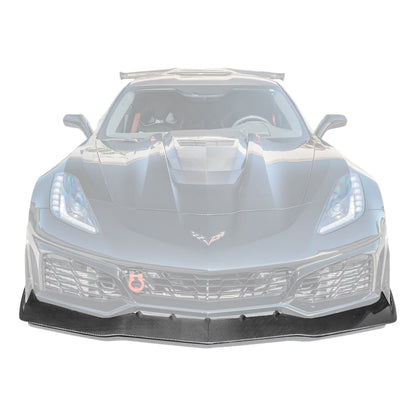 Chevrolet Corvette C7 ZR1 DRY CARBON FIBER Front Splitter image 1