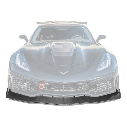 Chevrolet Corvette C7 ZR1 DRY CARBON FIBER Front Splitter image 1