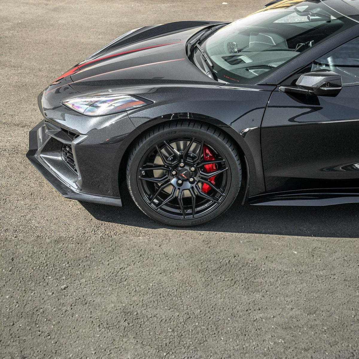 Corvette C8 Z06 / E-Ray DRY CARBON FIBER Front Splitter [Z07 Package] image 89
