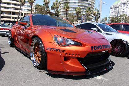 Carbon Fiber Front Wind Splitter- 2013-2016 Scion FR-S/ Subaru BRZ RB Version 2