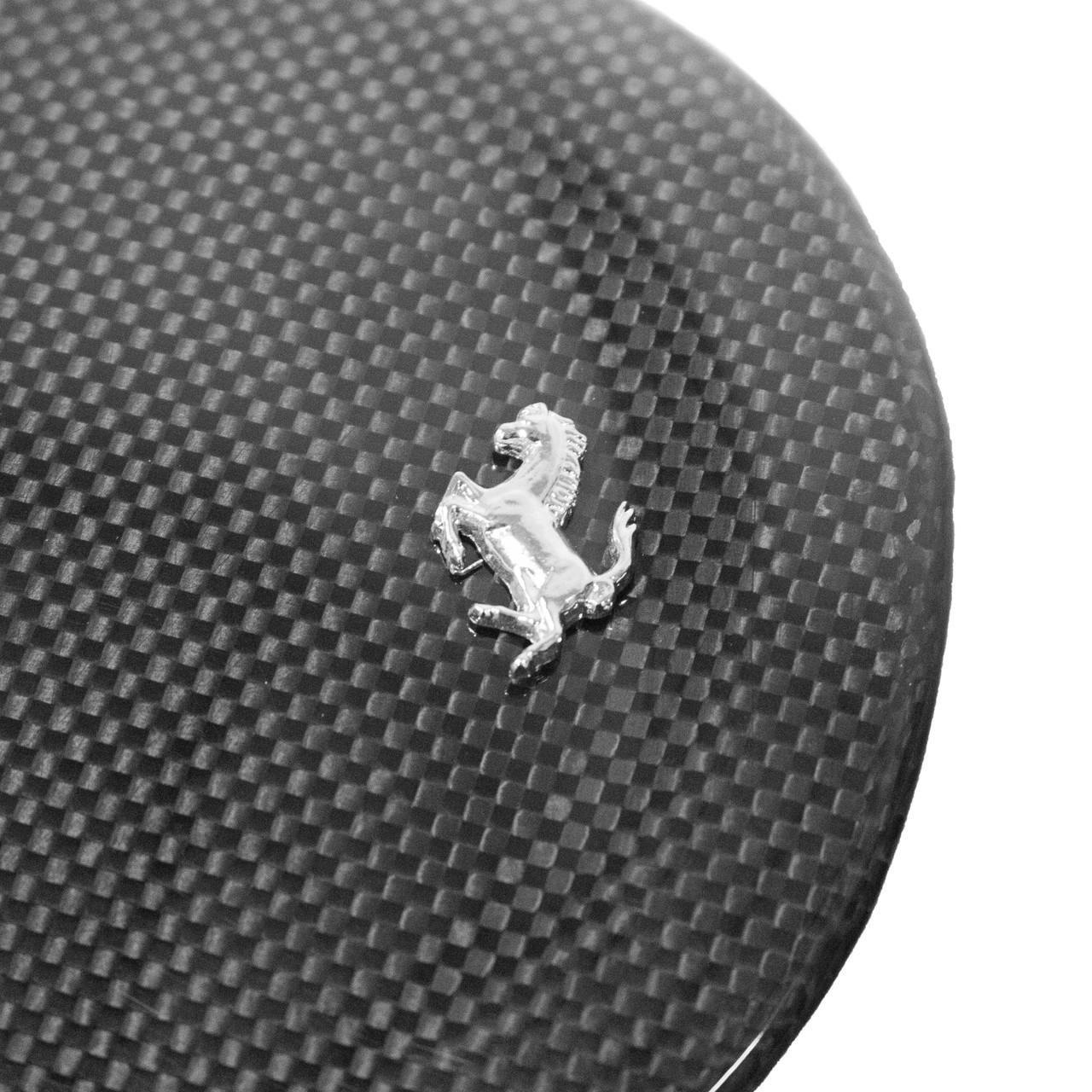 Carbon Fiber Fuel Door/Petrol Cover with Cavallino - Ferrari 360