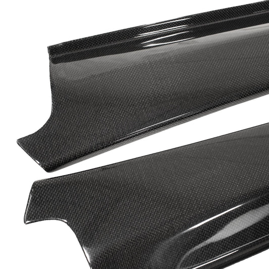 Carbon Fiber Door Steps with Raised "Ferrari" Red Script 360 Ferrari