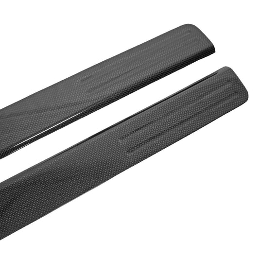 Carbon Fiber Right and Left Door Sill Trim, Blank - Ferrari F8 Tributo, 488 GTB/Spider