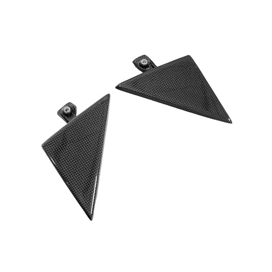 Carbon Fiber Outer Mirror Housings With Triangle Trim - Ferrari 488 GTB/Spider