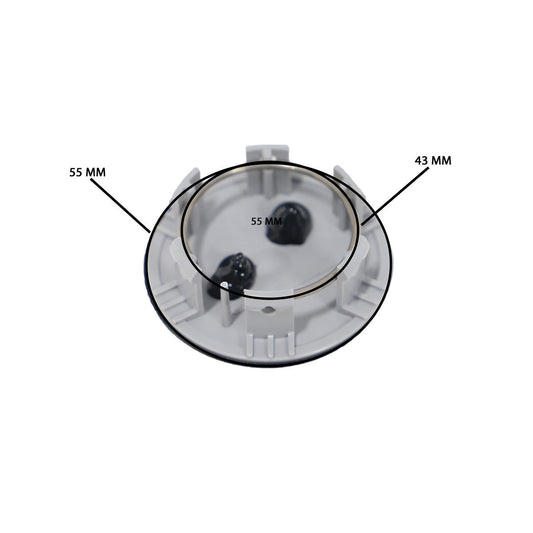 Carbon Fiber Ferrari Replica Center Wheel Caps With Cavallino - Ferrari