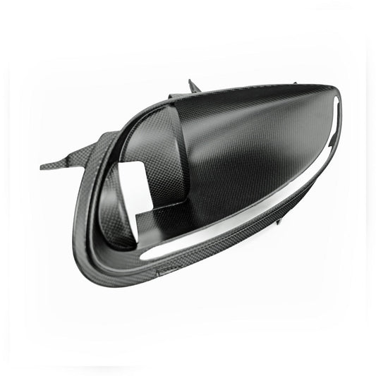 Carbon Fiber Headlight Housing Bezels Matte Finish - Ferrari F430