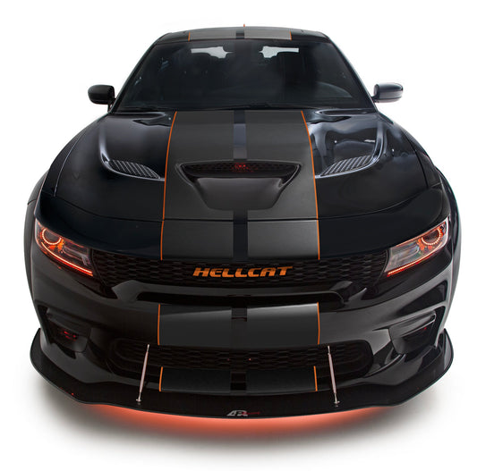 Carbon Fiber Front Wind Splitter 2020 - 2023 Dodge Charger Widebody