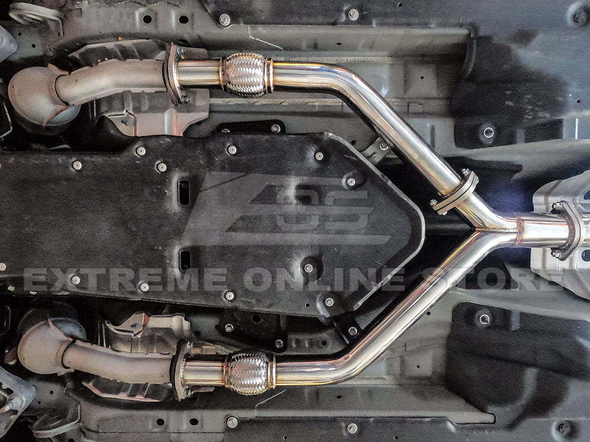 2009-Up Nissan 370z / 14-Up Infiniti Q50 2.5" Y-Pipe Exhaust image 11