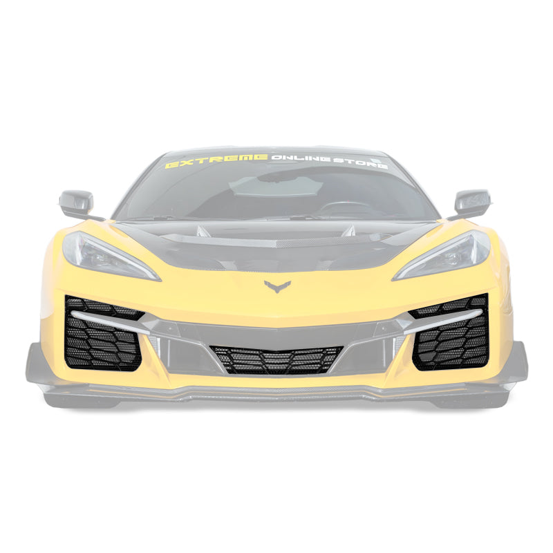 Corvette C8 E-Ray & Z06 Factory Style Front Radiator Mesh Grille Guard image 1