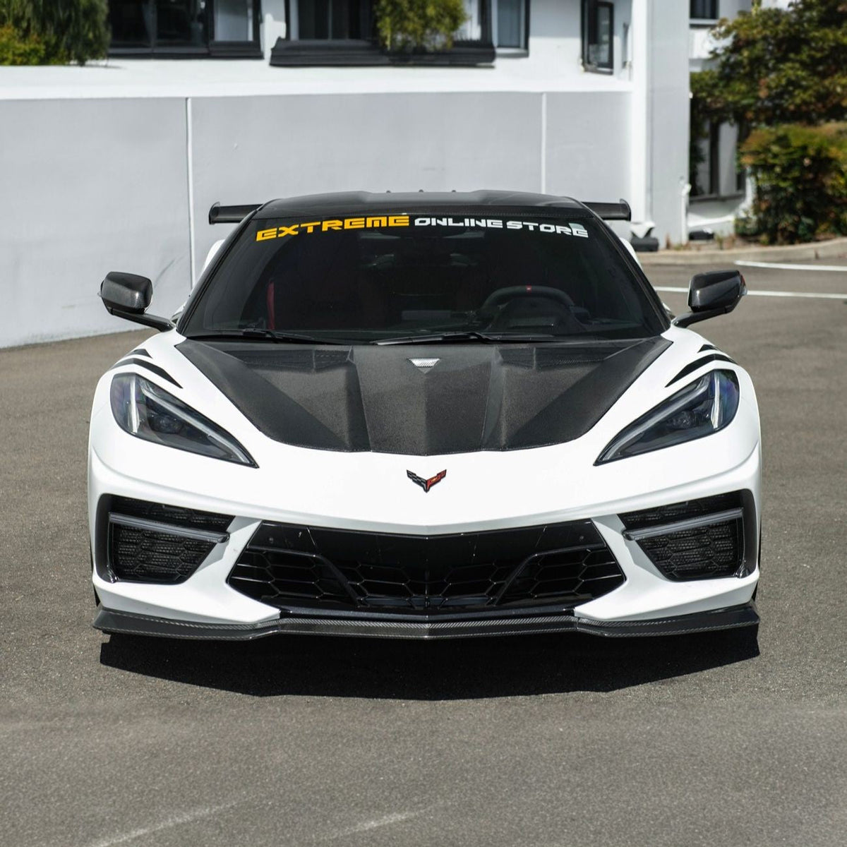 Corvette C8 Front Bumper Lower Air Inlet Mesh Grille Guards image 4