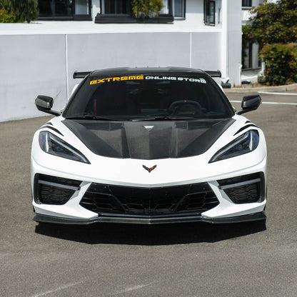 Corvette C8 Front Bumper Lower Air Inlet Mesh Grille Guards image 4
