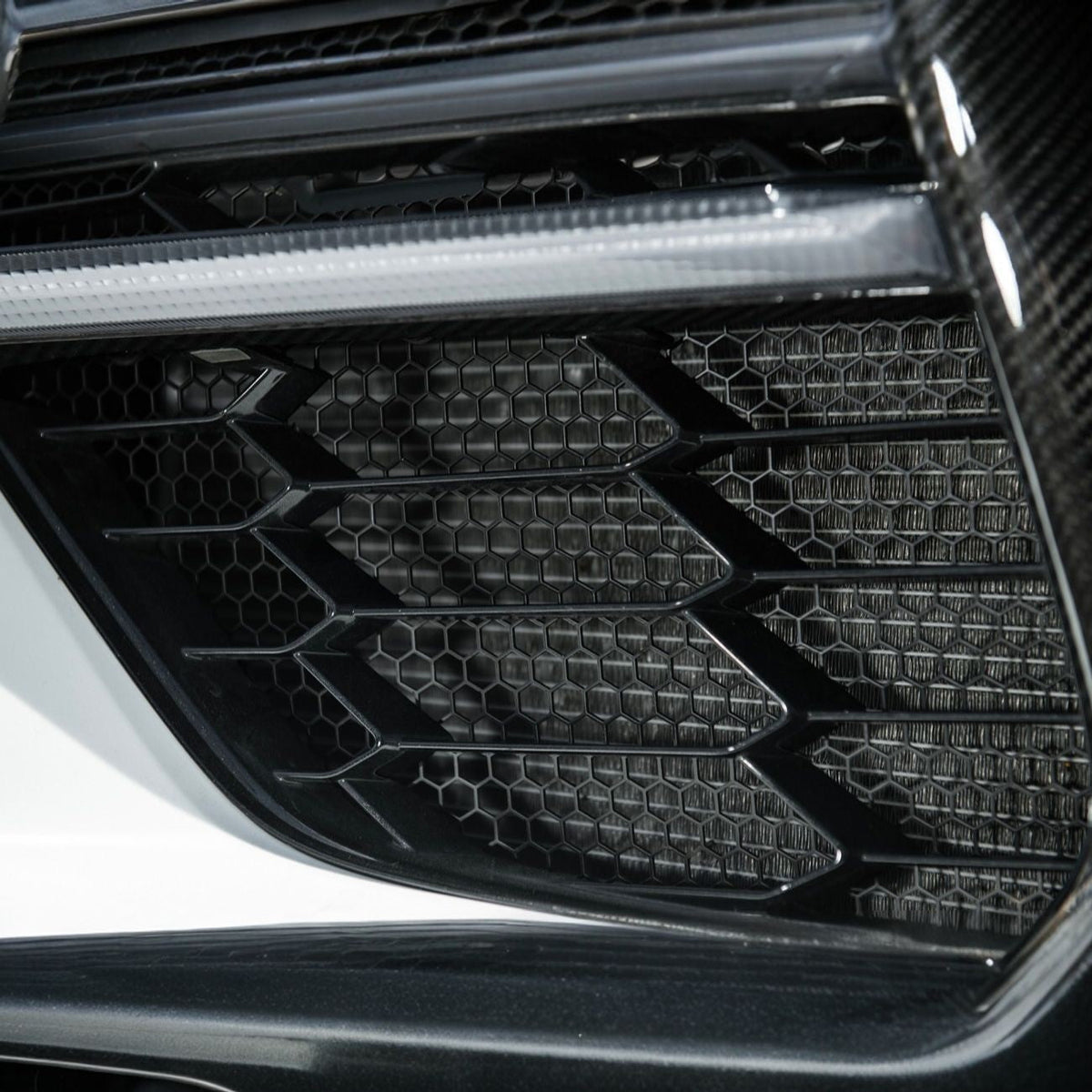Corvette C8 Front Bumper Lower Air Inlet Mesh Grille Guards image 5