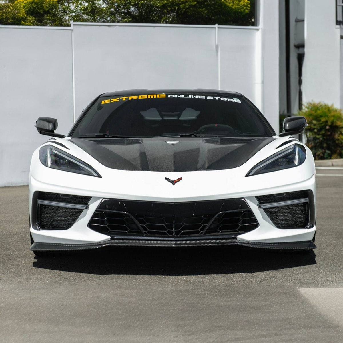 Corvette C8 Front Bumper Lower Air Inlet Mesh Grille Guards image 7