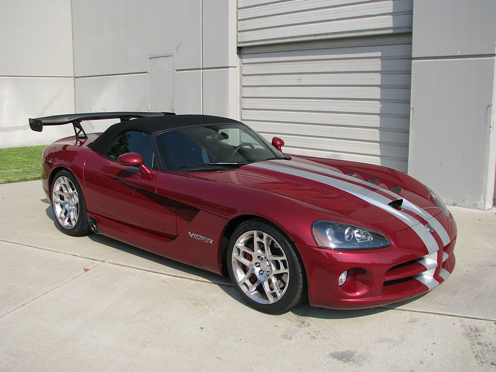 GTC-500 Carbon Fiber Adjustable Wing - 2003-2010 Dodge Viper Convertible