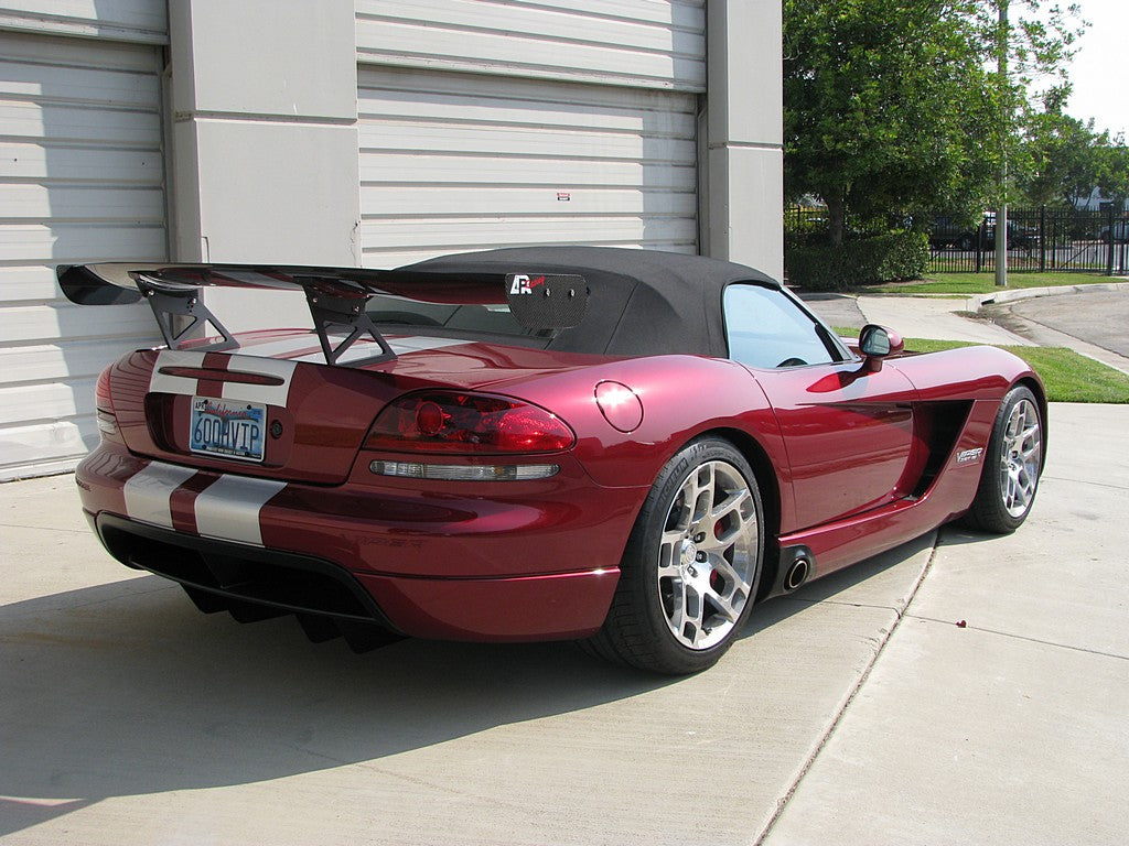 GTC-500 Carbon Fiber Adjustable Wing - 2003-2010 Dodge Viper Convertible