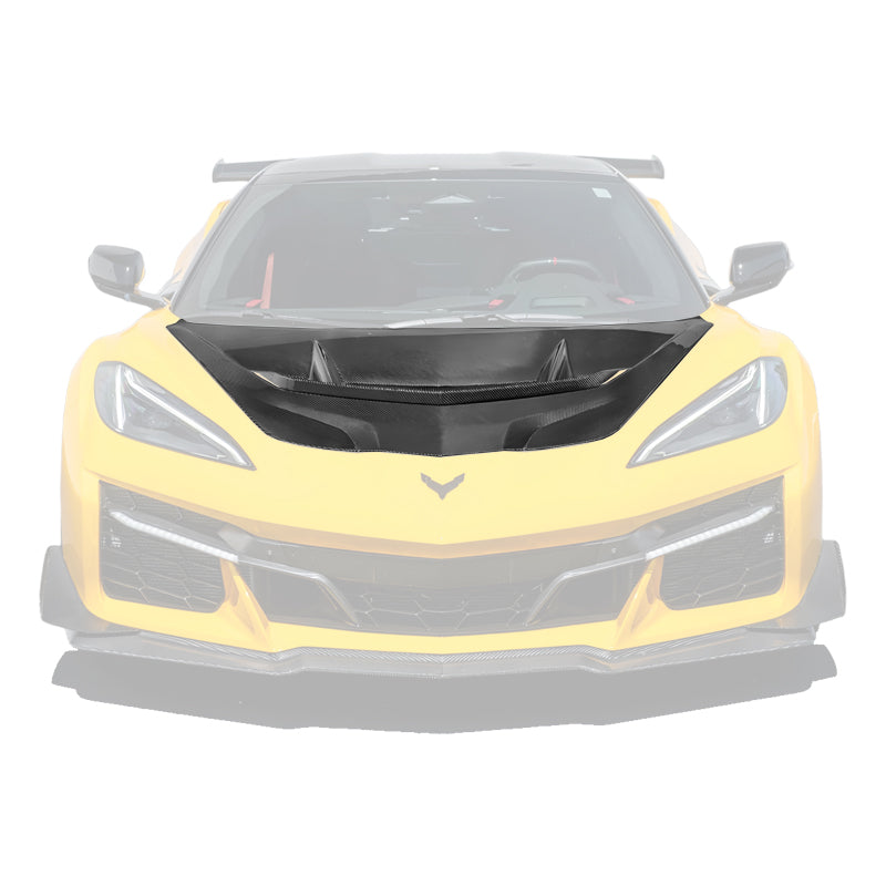 Corvette C8 ZR1 Front Bumper Vented Extractor Hood image 1