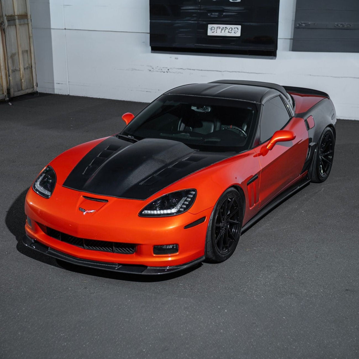 Corvette C6 Carbon Fiber EOS Performance Track Package Hood image 4