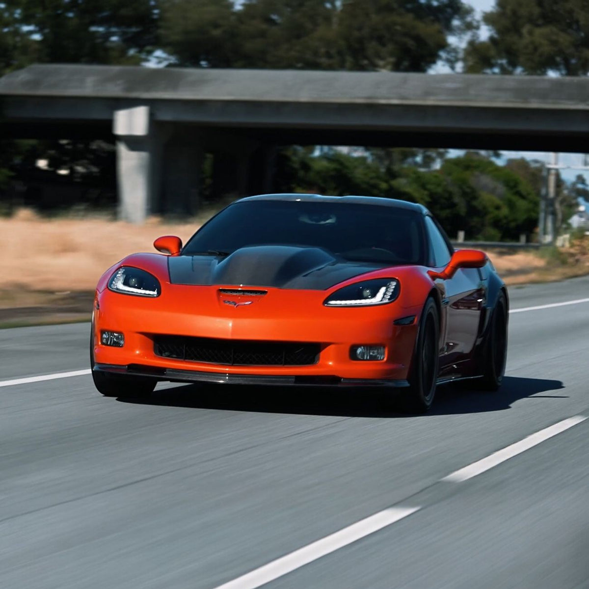 Corvette C6 Carbon Fiber EOS Performance Track Package Hood image 5