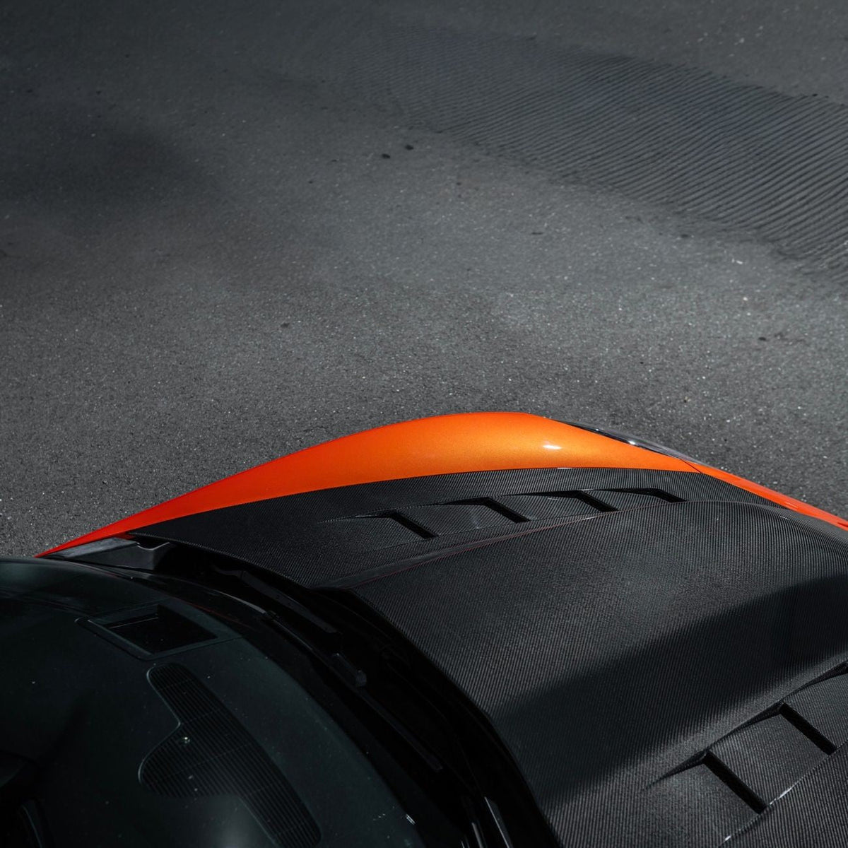 Corvette C6 Carbon Fiber EOS Performance Track Package Hood image 3