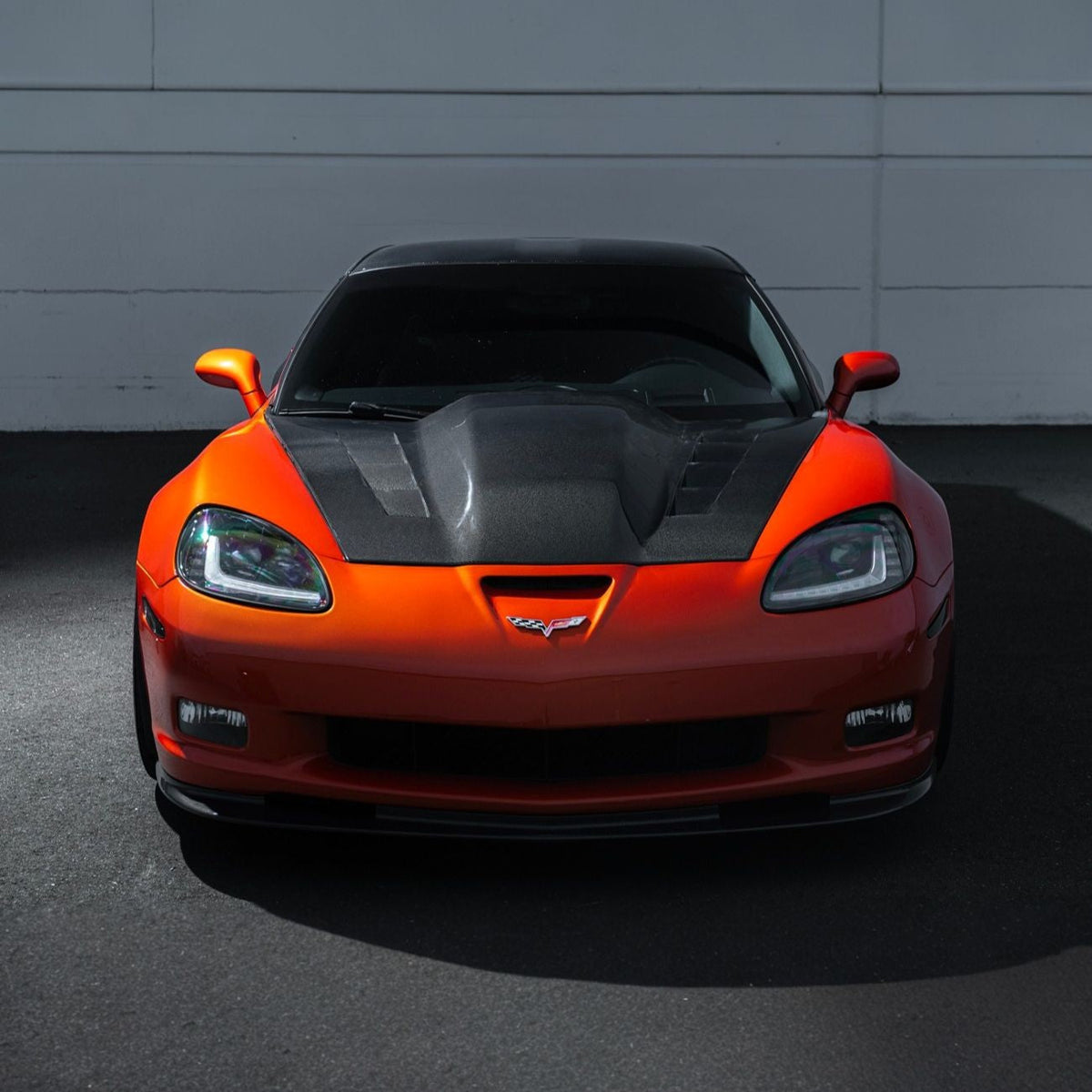 Corvette C6 Carbon Fiber EOS Performance Track Package Hood image 7