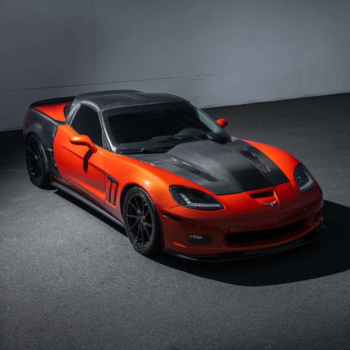 Corvette C6 Carbon Fiber EOS Performance Track Package Hood image 8
