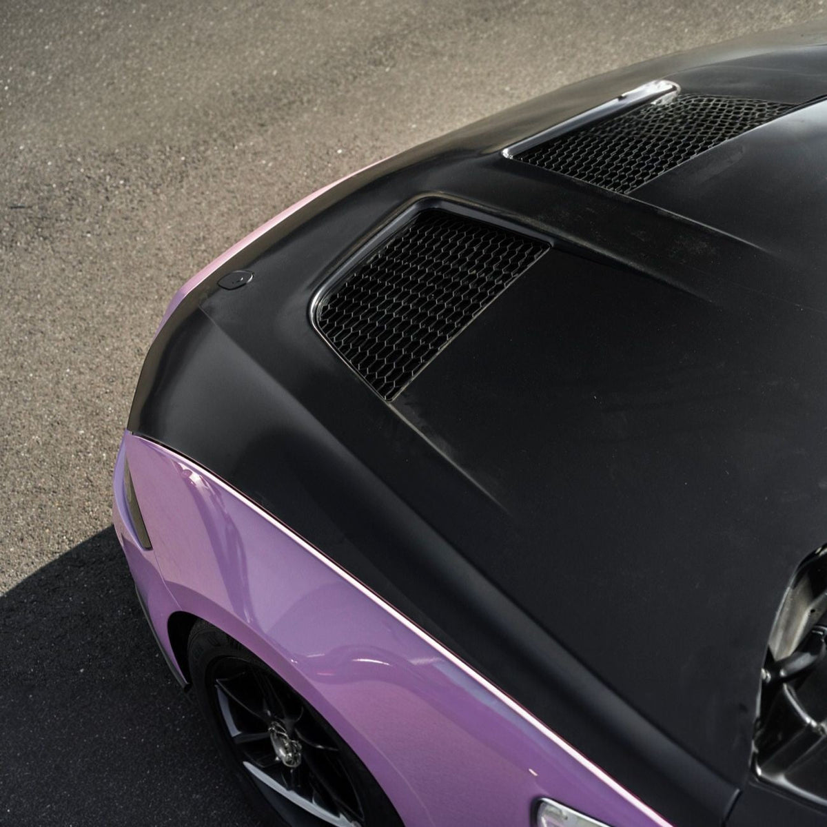 2018-2023 Ford Mustang S650 GTD Style Hood Heat Extractor Vented Cover image 8