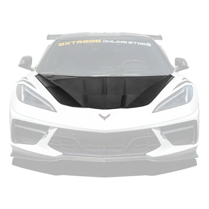 Corvette C8 Models EOS Performance Track Style Double Sided Dry Carbon Fiber Front Hood image 1