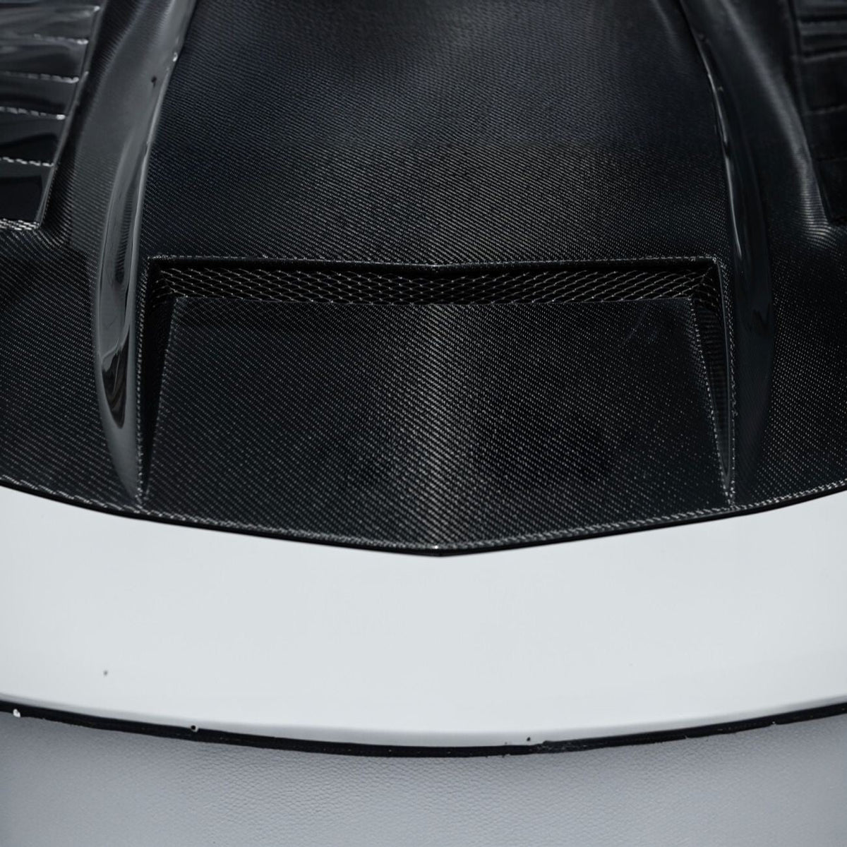 2016-2024 Chevrolet Camaro Carbon Fiber Terminator Style Front Bumper Hood Replacement image 6