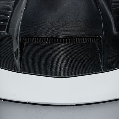 2016-2024 Chevrolet Camaro Carbon Fiber Terminator Style Front Bumper Hood Replacement image 6