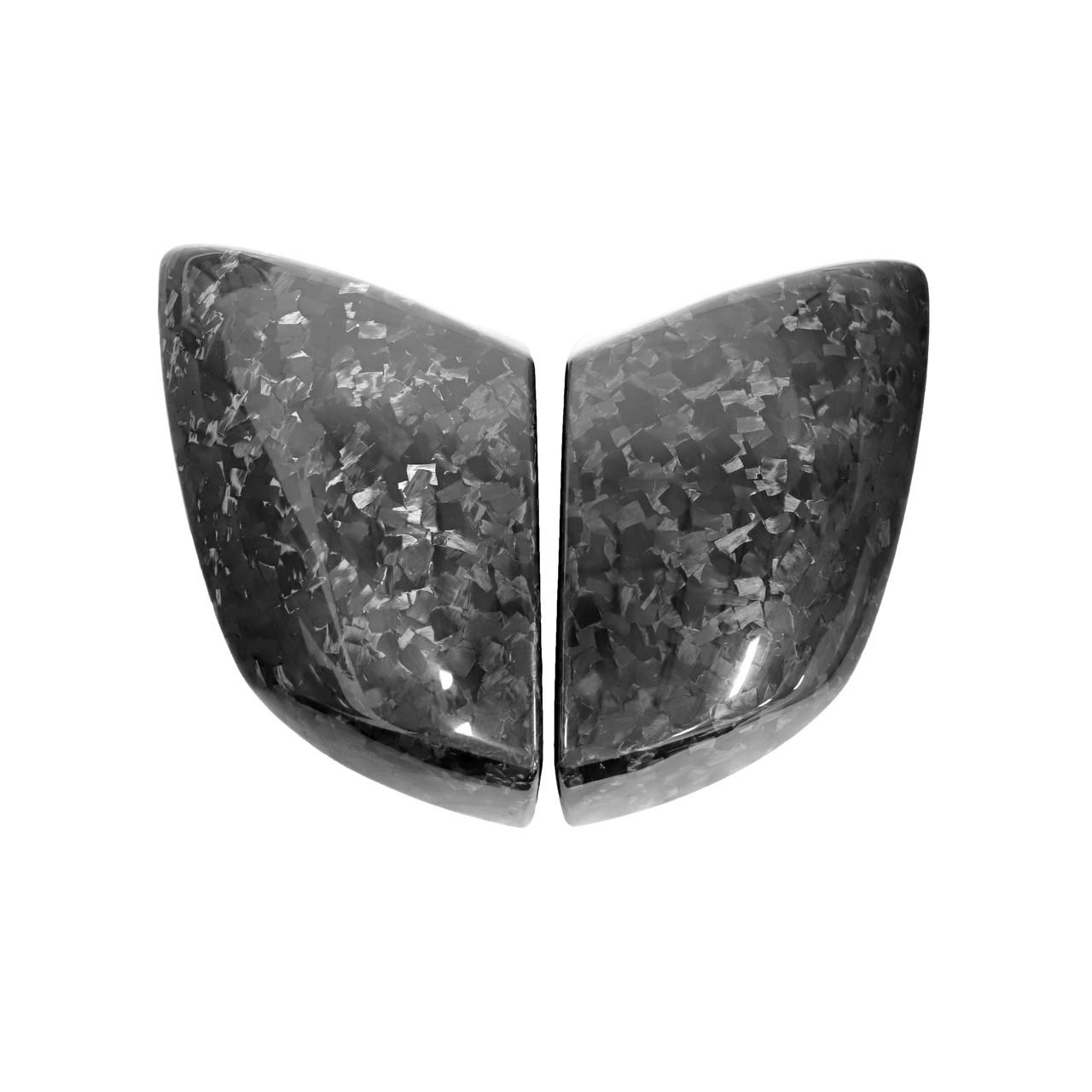 Carbon Fiber Forged Mirror Caps Gloss finish- Lamborghini Huracan