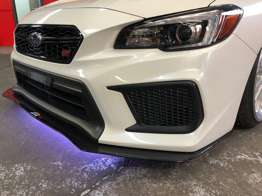 Carbon Fiber Wind Splitter w/ Rods -Subaru WRX/ STI  2018-2021 (With NO Lip)