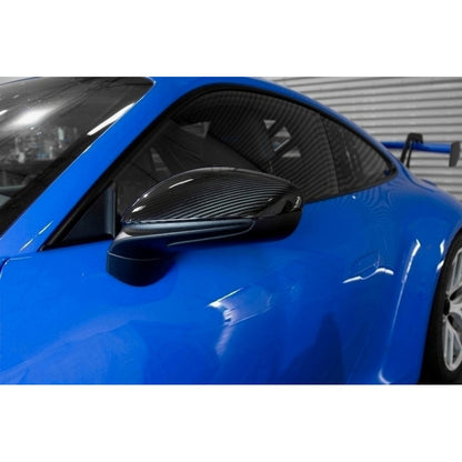 Carbon Fiber Mirror Covers- 2019-2023 Porsche 911 GT3 (992)