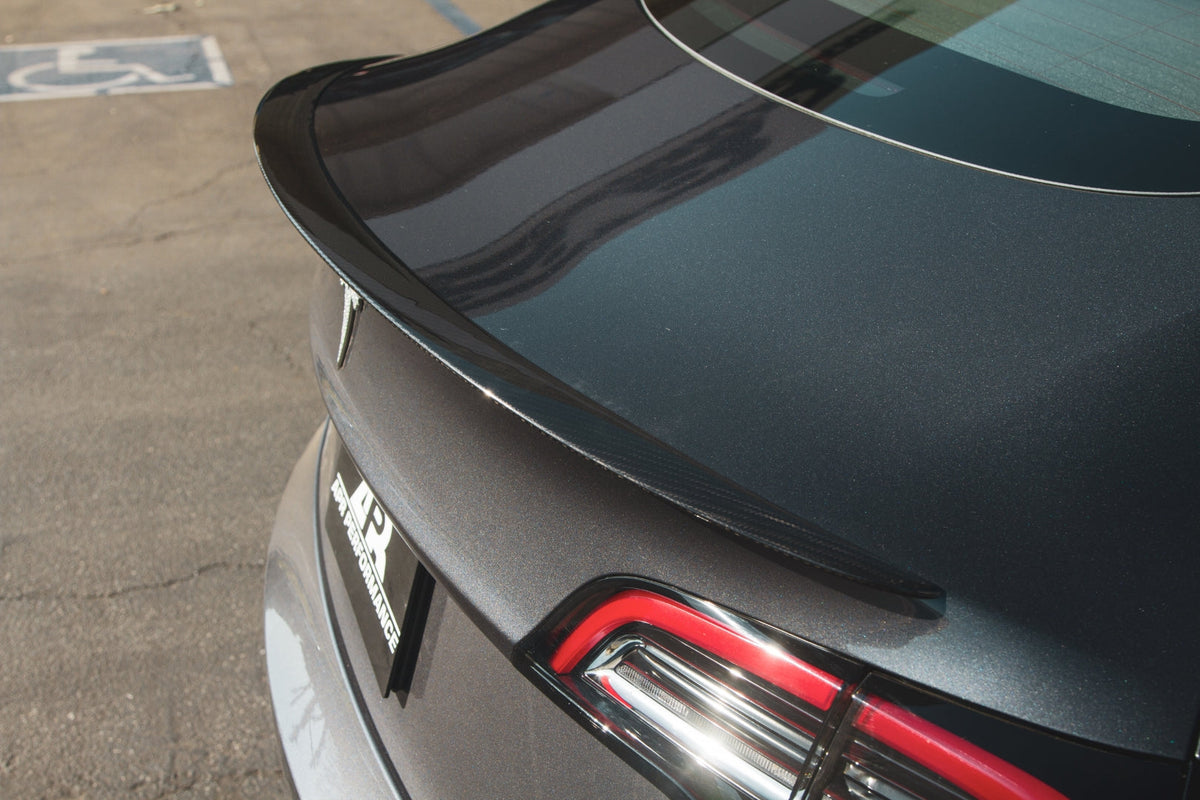 Carbon Fiber Rear Deck Spoiler - 2017-2023 Tesla Model 3