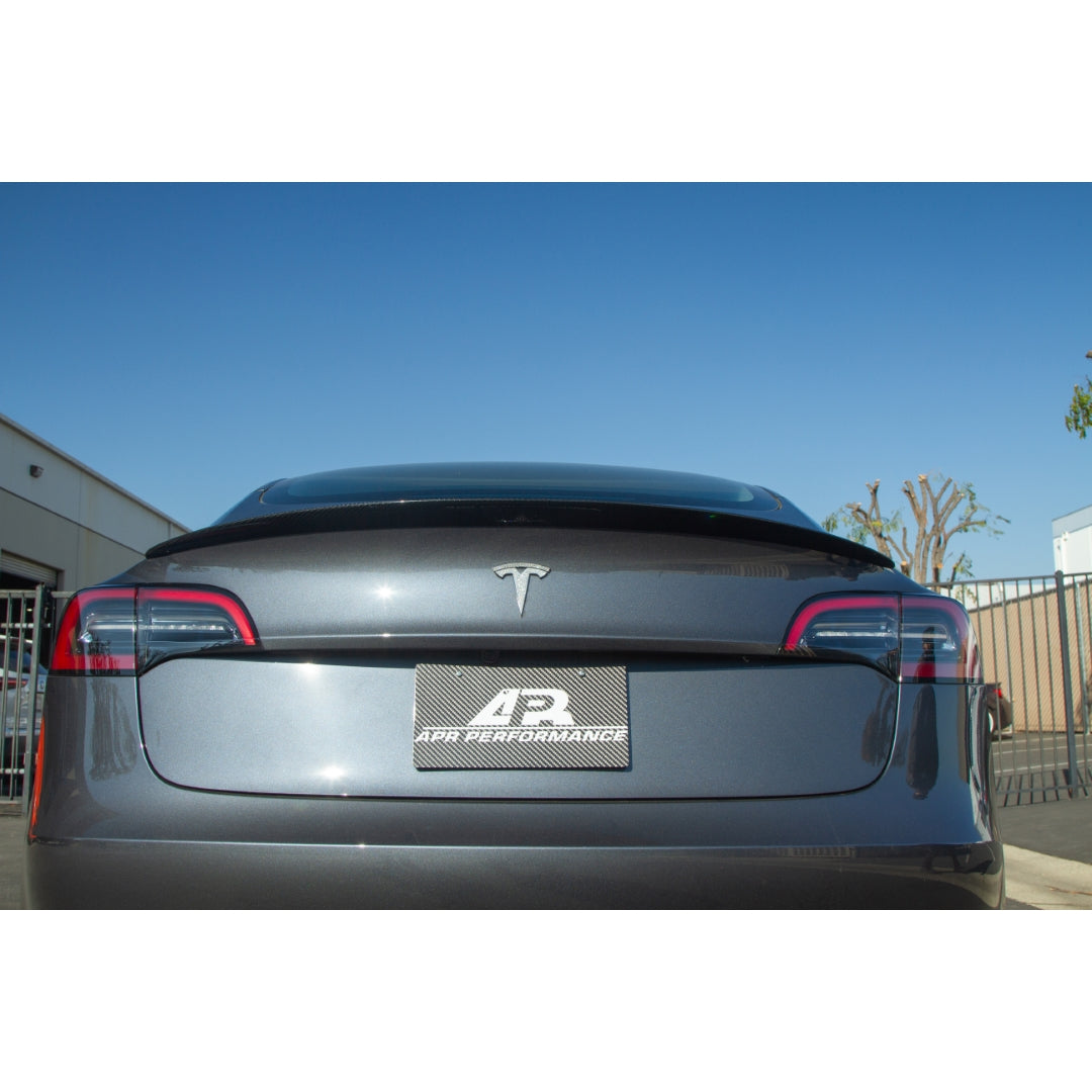 Carbon Fiber Rear Deck Spoiler - 2017-2023 Tesla Model 3