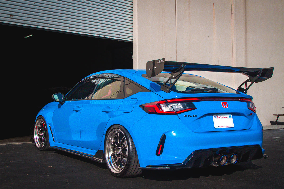 GTC-300 67"  Carbon Fiber Adjustable Wing - 2023-Current Honda FL5 Civic Type R