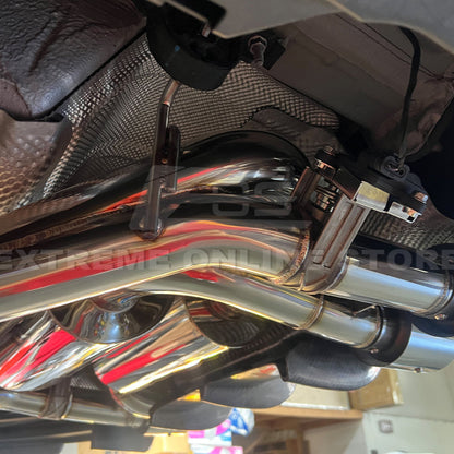 2015-20 BMW F80 M3 F82 M4 | 2.5 Piping w/ 3.5 Quad Tips Axle Back Exhaust image 21