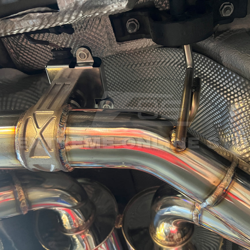 2015-20 BMW F80 M3 F82 M4 | 2.5 Piping w/ 3.5 Quad Tips Axle Back Exhaust image 23