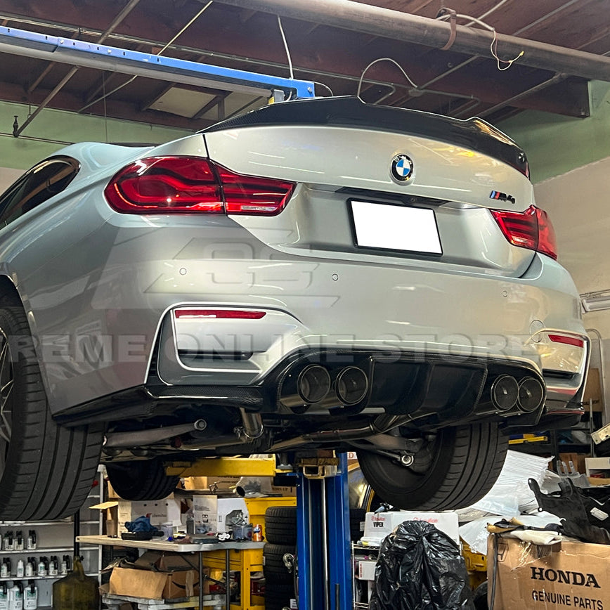 2015-20 BMW F80 M3 F82 M4 | 2.5 Piping w/ 3.5 Quad Tips Axle Back Exhaust image 28